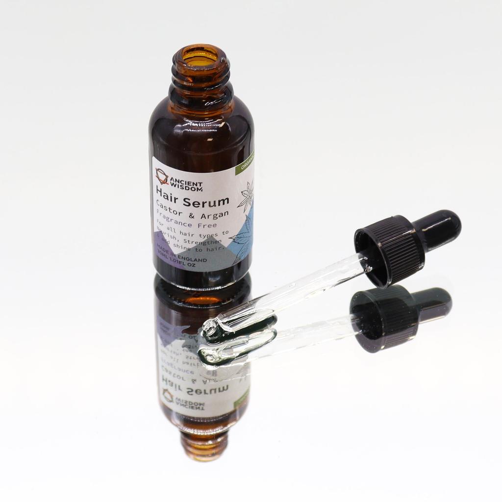 2x Hair Serum Organic Fragrance Free 30ml