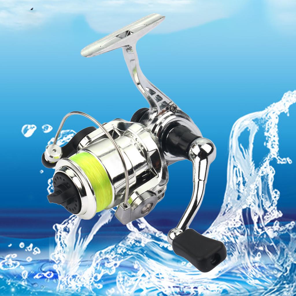 Модернизированная мини-металлическая рыболовная катушка XM100, вращающееся колесо с подшипником, рыболовные снасти