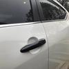 For Nissan JUKE F16   Luxurious Chrome Carbon Fiber Door Handle Covers protector Stickers Car Decal Styling Accessories