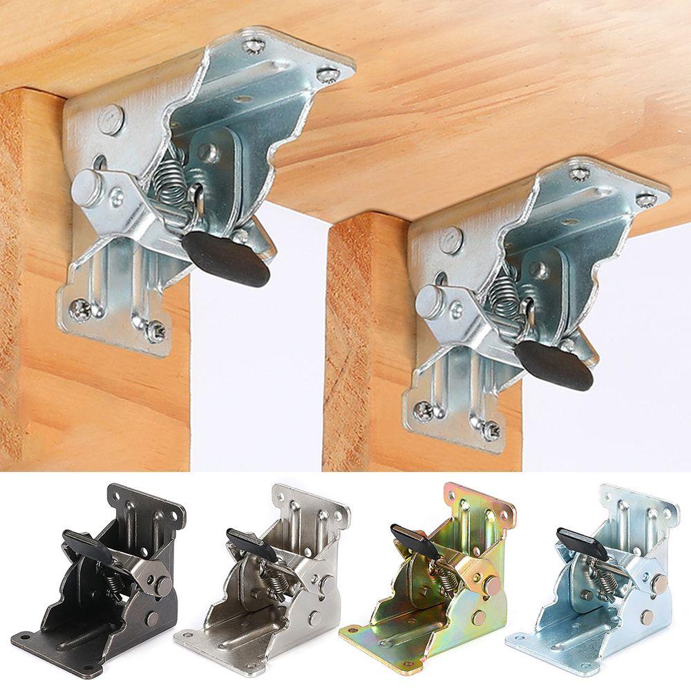 Extension Foldable Fold Feet Hinges Table Leg Fittings Self-Locking Folding Hinge Support Frame
