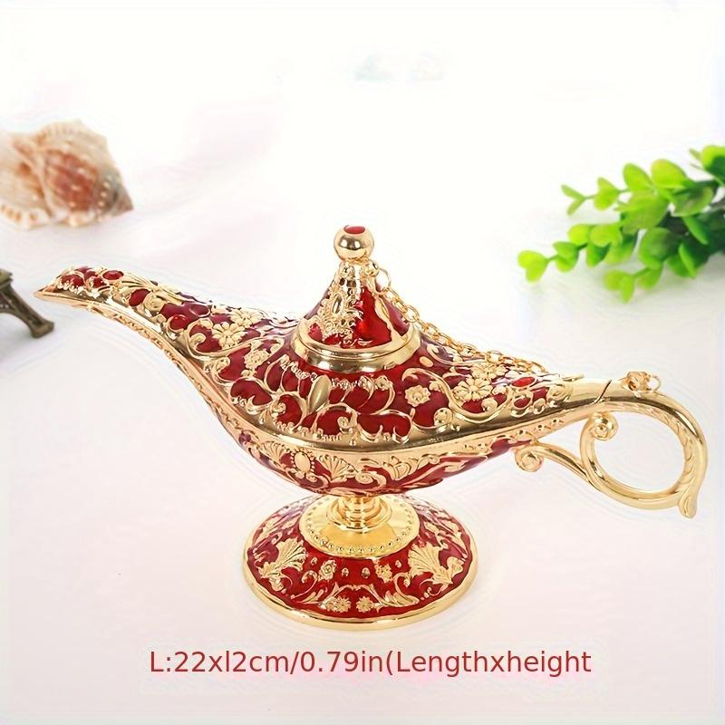 Vintage Legend Aladdin Lamp Magic Genie Wishing Light Tabletop Decor Crafts For Home Wedding Decoration Gift For Party Home Deco