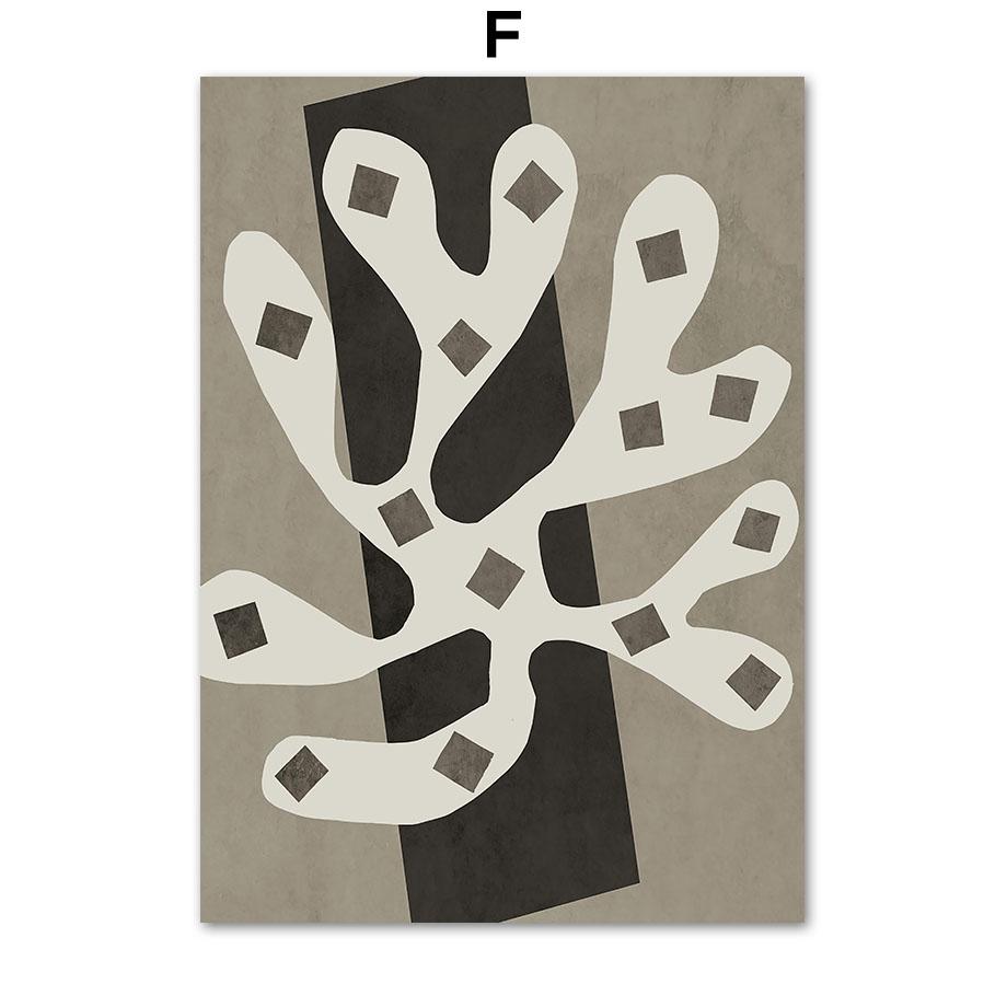 Девушка пустыня Анри Матисс коралловый цветок геометрические постеры и принты настенная живопись на холсте для гостиной декоративные картины