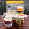 Ruhan Multi-Compartment Melamine Meal Tray