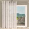 Eyelet Curtain Special for Bay Window 280x250 Cm CELIA White, by Soleil d'Ocre