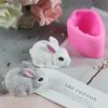 Mini Animal Silicone Soap Resin Mold Rabbit for DIY Candle Chocolate Candy Jelly Ice Cube Mold Handmade Crafts