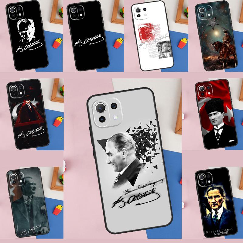 Turkey Mustafa Kemal Ataturk Case For Xiaomi 15 14 13 Ultra 11T 12T 13T 14T Pro POCO X7 Pro X3 X5 X6 F5 F6 M6 Pro Cover