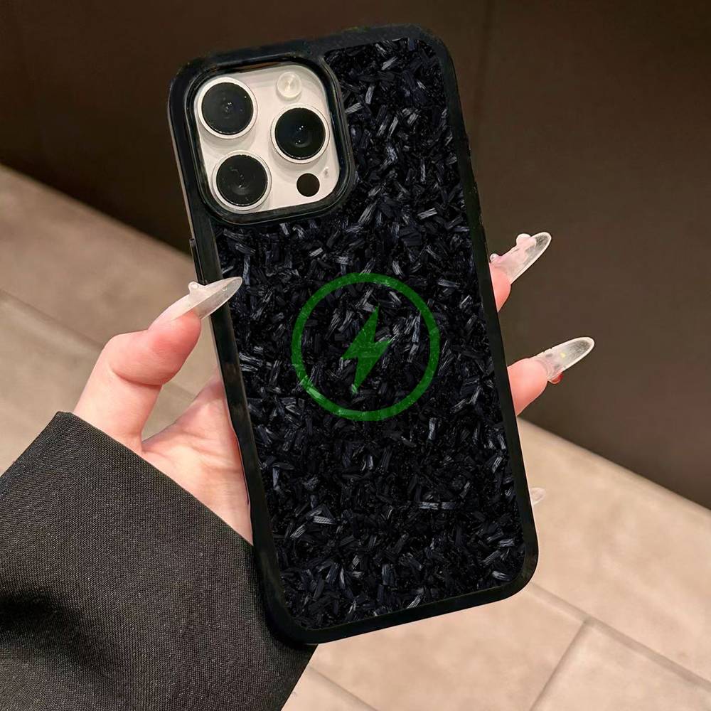Racing Material APEX CARBON FRAGMENT Magnetic Case For IPhone 17 16 14 13 12 11 15 Pro Max Plus Wireless Charge Phone Cover