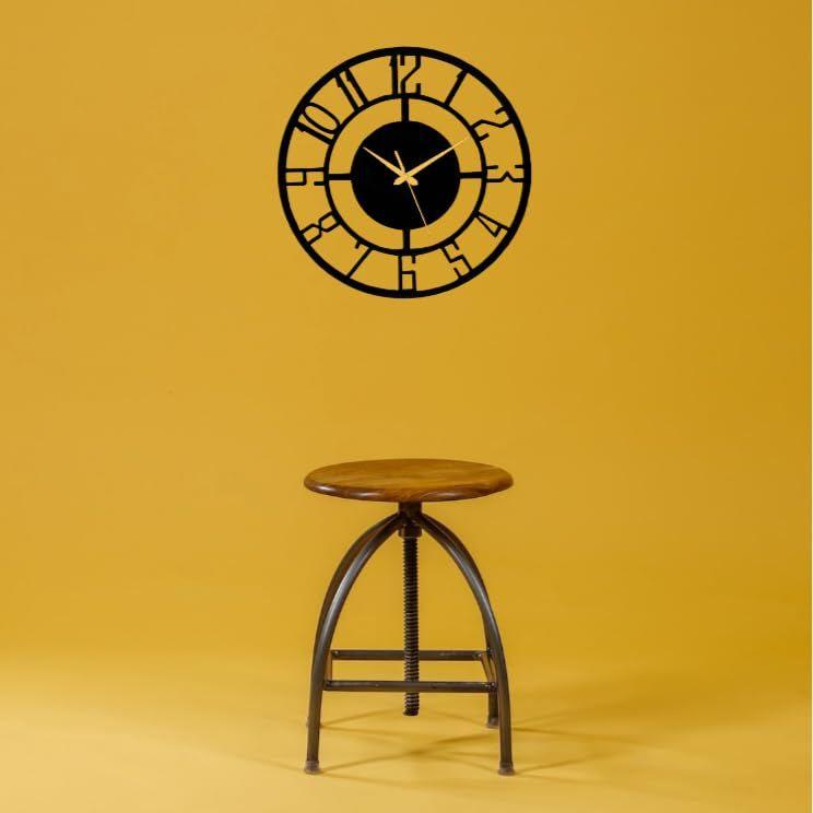 Деревянные настенные часы для гостиной, спальни, офиса, кухни, дома и прихожей, антикварные, большого размера, современные настенные часы для домашнего декора (Диаметр 30 см)