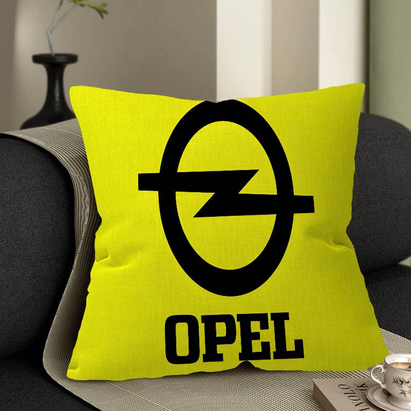Подушка с логотипом Opel Наволочка Чехол для диванной подушки Декор для дома Детский подарок