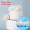 Gifts Kids Favors Wedding Decor Oval Tools DIY Painting White Craft Balls Drop Shape Foam Flower