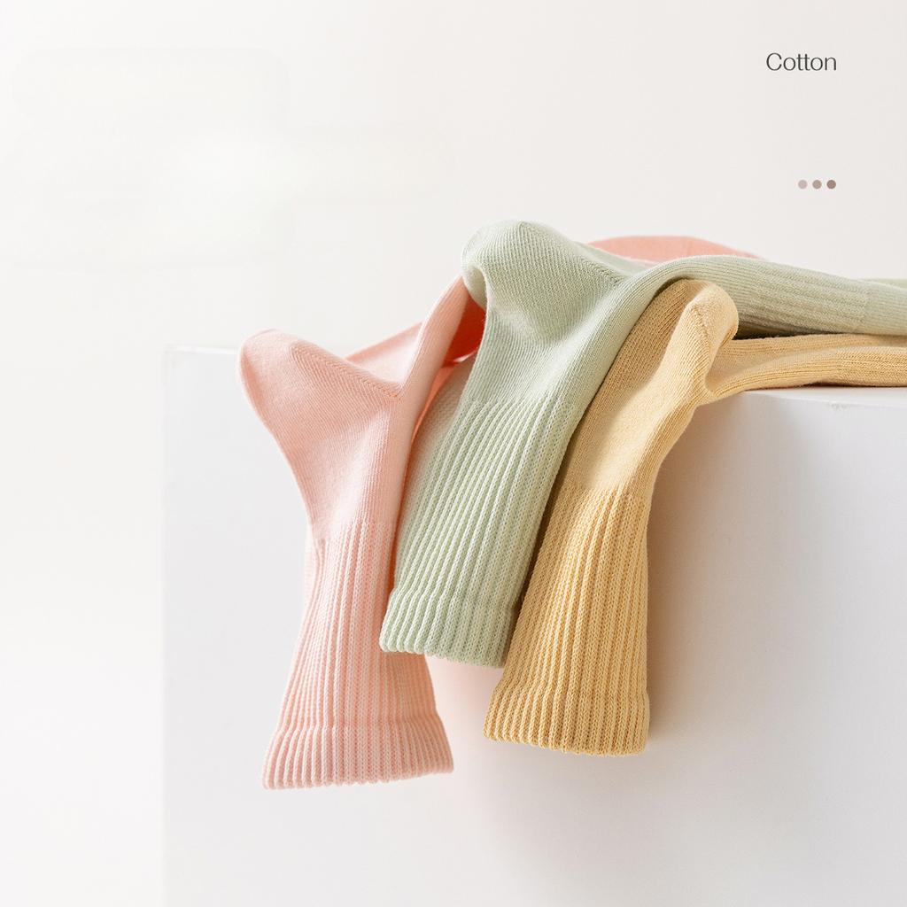 5/10 пар женских хлопковых носков, универсальные носки на все сезоны, дышащие и впитывающие пот носки