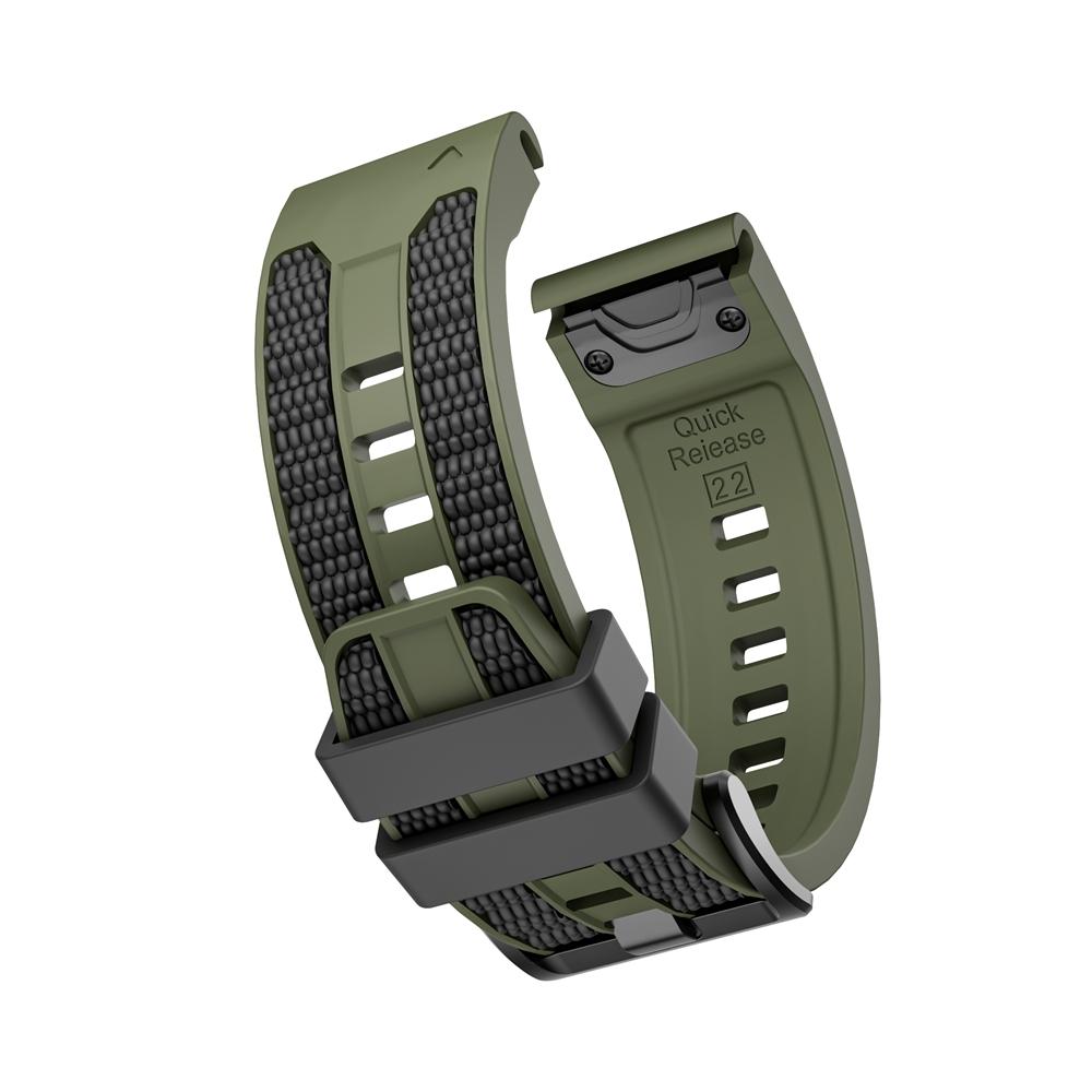 Силиконовый ремешок для часов 22/26 мм для Garmin Fenix 8 Pro 8 E 7X 6 5X Plus 5/Instinct 2X/Forerunner 970 965 955/Tactix 8 7