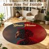 Round Rug Custom NameThe Weeknd Pattern Non Slip Carpet Home Floor Decor
