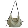Nylon Tote Bag With Zipper Pocket For Casual Travel And Daily Use