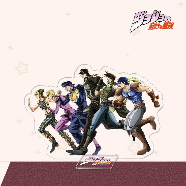 JoJo's Bizarre Adventure Анимационные Комиксы Периферийные Игрушки JOJO Дио Акриловый Настольный Стенд Аниме Фигурка Действия Модель Коллекция