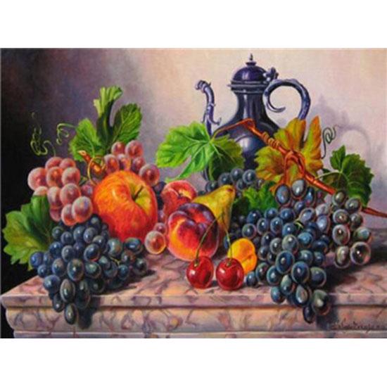 HUACAN 5D Алмазная вышивка Фрукты Рукоделие Квадратная вышивка крестиком Алмазная картина Декор