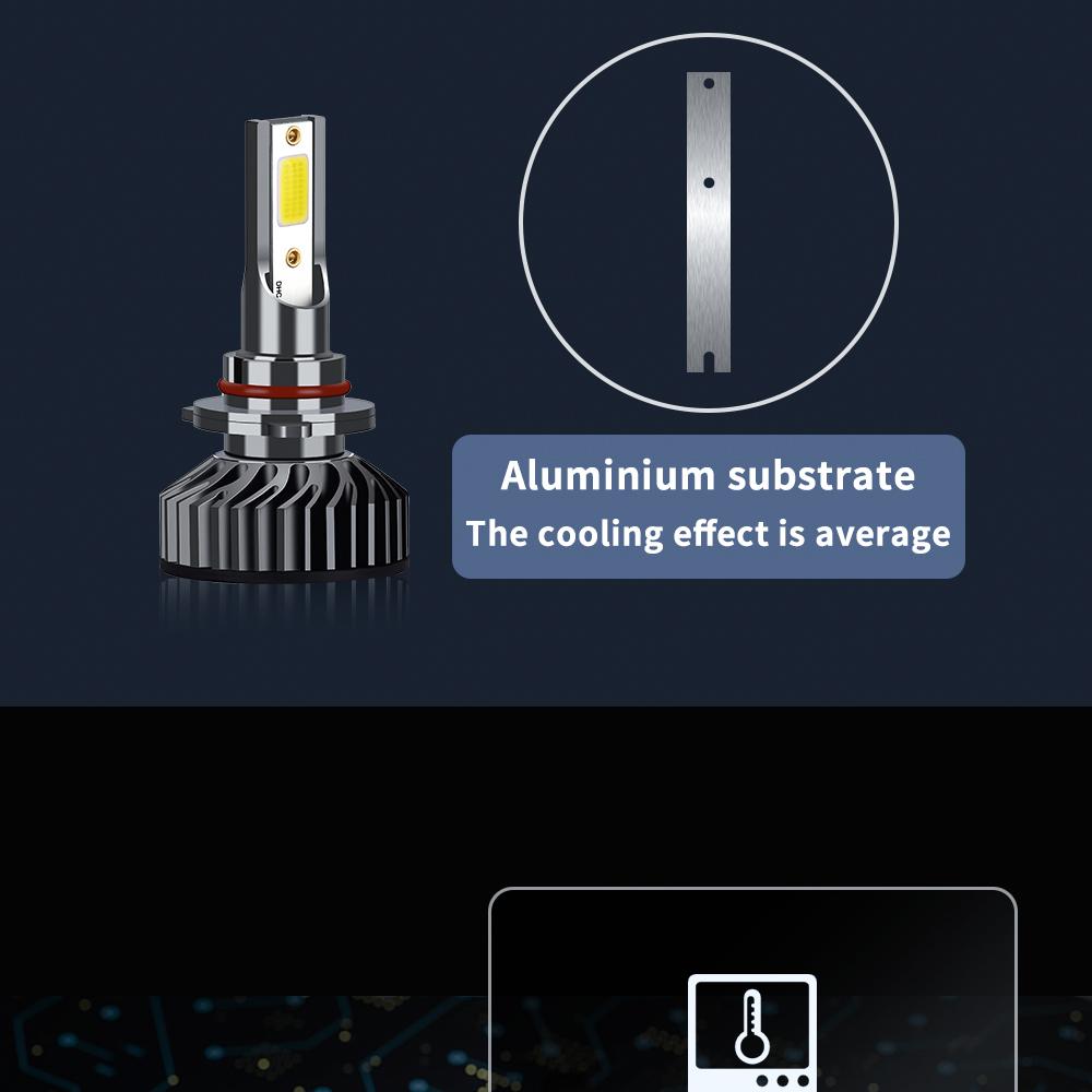 Infitary Canbus H4 H7 LED Truck Car Headlight Bulbs 100W 26000Lm 12V 24V 36V 3570 Chip H1 H3 H11 H13 H27 HB3 HB4 6500K Auto Lamp