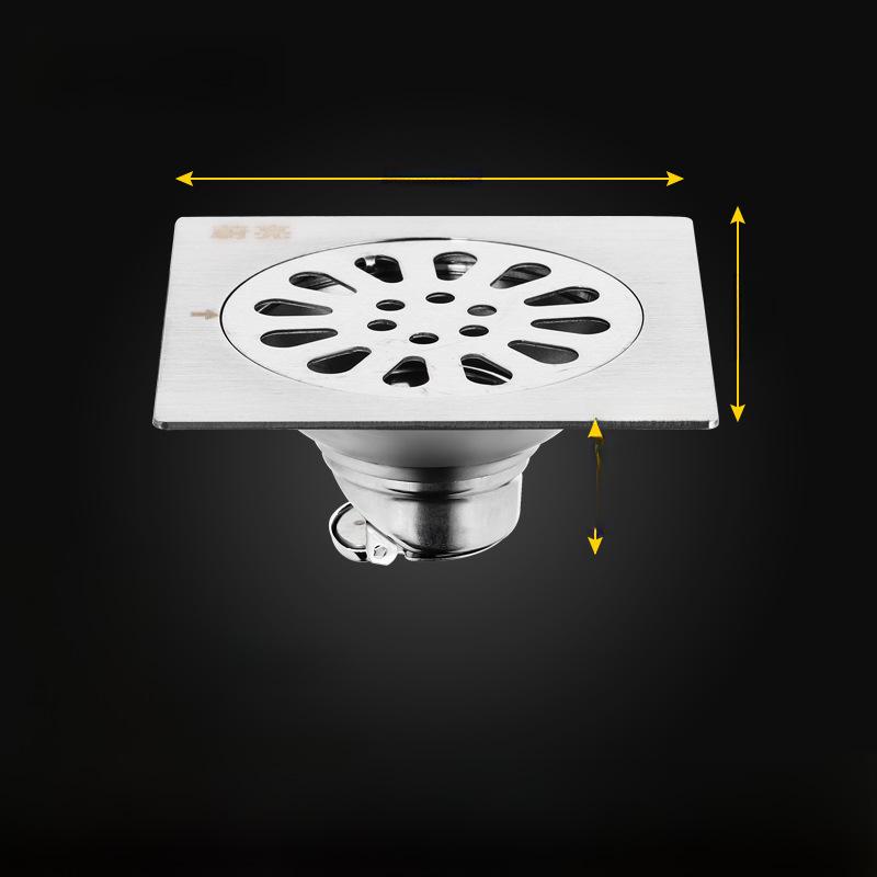 304 Нержавеющая сталь дезодорант сливной напольный для ванной комнаты и стиральной машины