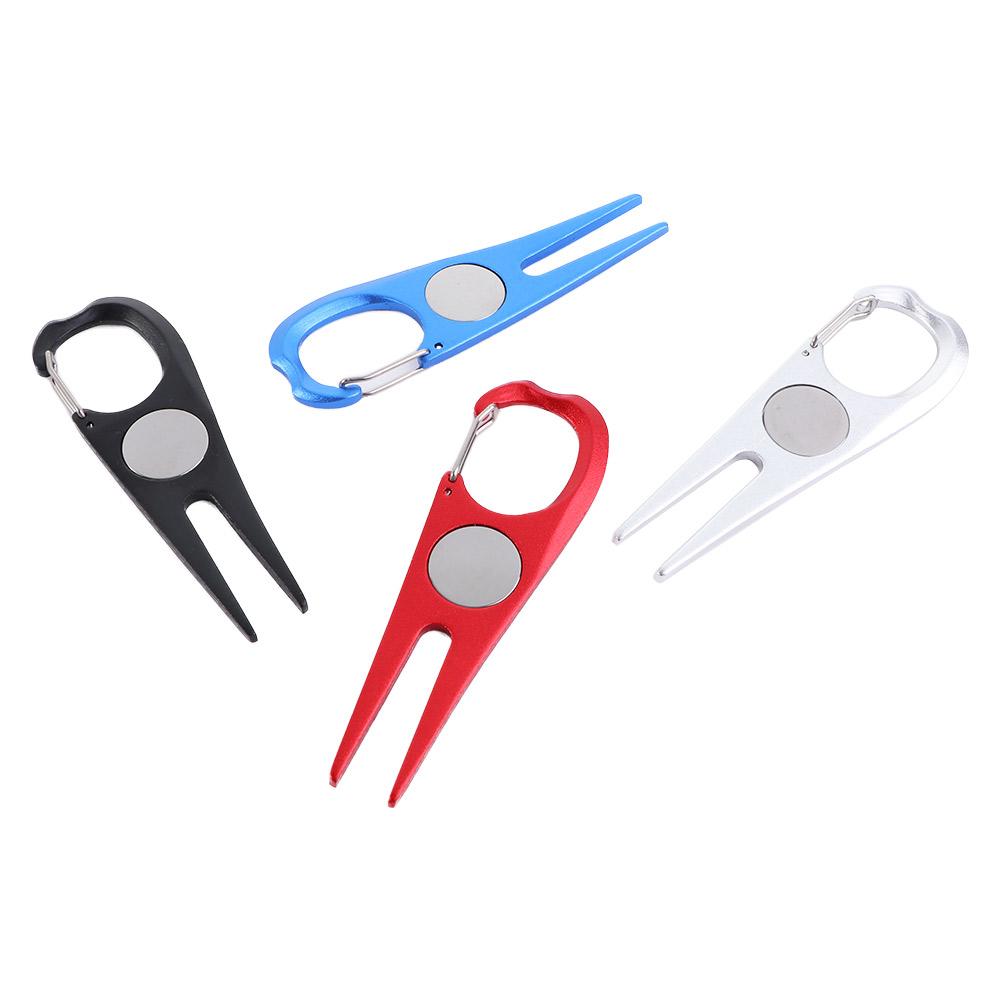 Outdoor Ball Fork Green Fork Golf Divot Tool Golf Pitch Accessories Golf Pitch Divot Repair Tool