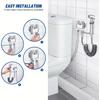 1Pcs/Set High Pressure Handheld Toilet Bidet Sprayer with Spray Gun Dual Mode Nozzle Bracket & Hose for Bathroom Toilet Cleaning
