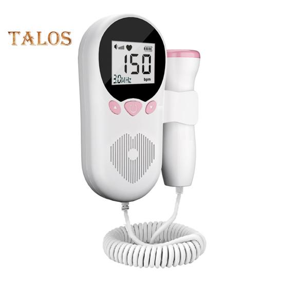 Фетальный монитор с большим ЖК-экраном, удобным интерфейсом, простым в считывании показаний, работающим от батареи, портативным монитором сердечного ритма ребенка