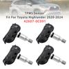 4X TPMS Tire Pressure Sensor For Toyota RAV4 Highlander Tundra 426070C091