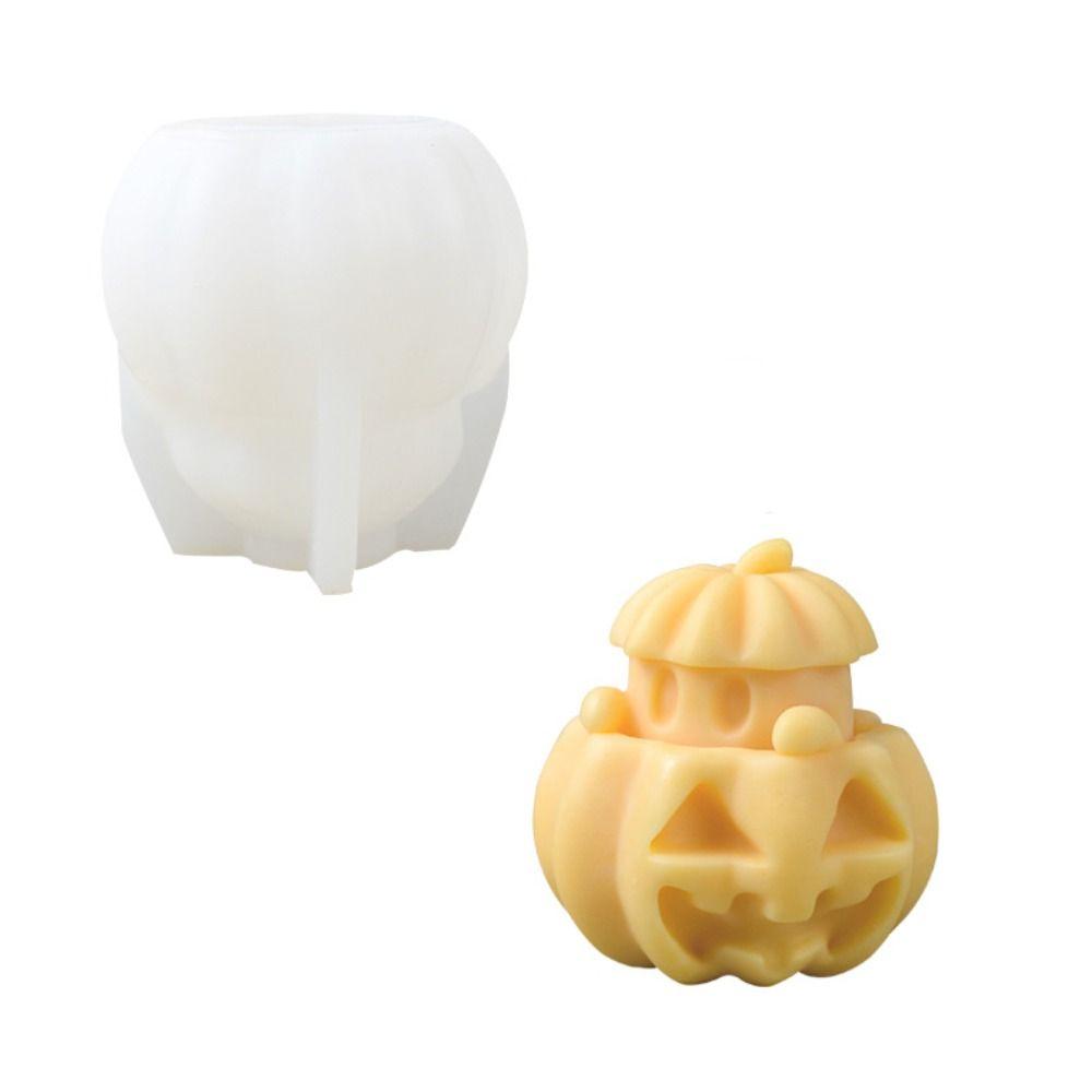 Halloween Candle Mold Silicone Soap Mould Craft Supplies Ghost Pumpkin Mold Home Decor