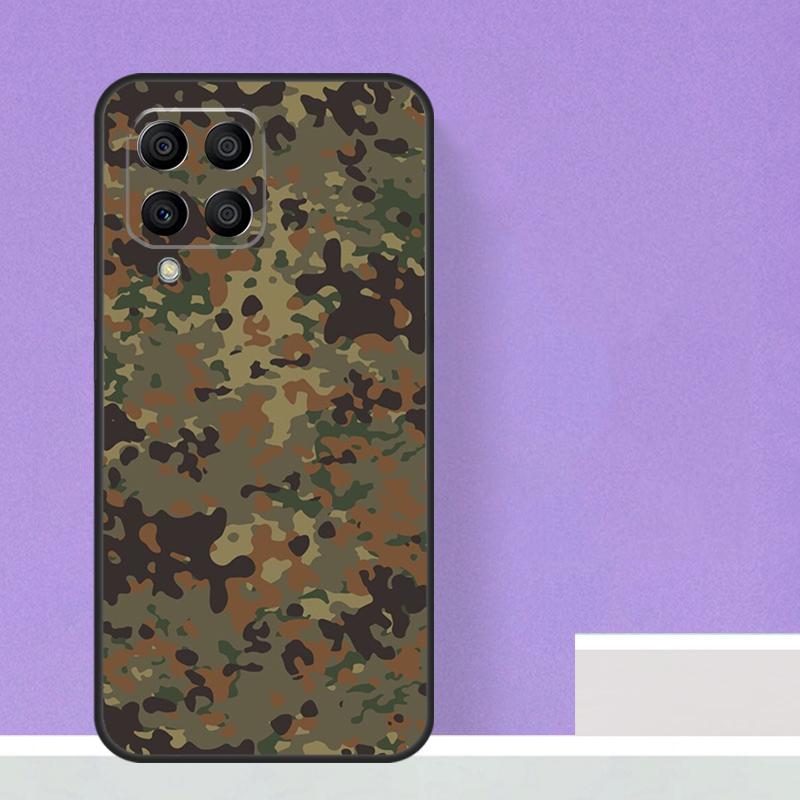 Flecktarn камуфляж камуфляж для Samsung Galaxy M15 M55 M13 M33 M53 M21 M31 M51 M30s M20 M14 M34 M54 M12 M32 M52 чехол