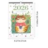 New Wall Calendar 2026 Monthly Hangable Wall Calendar Cat Design Monthly Family Planner Organizer Calendar for Home Office