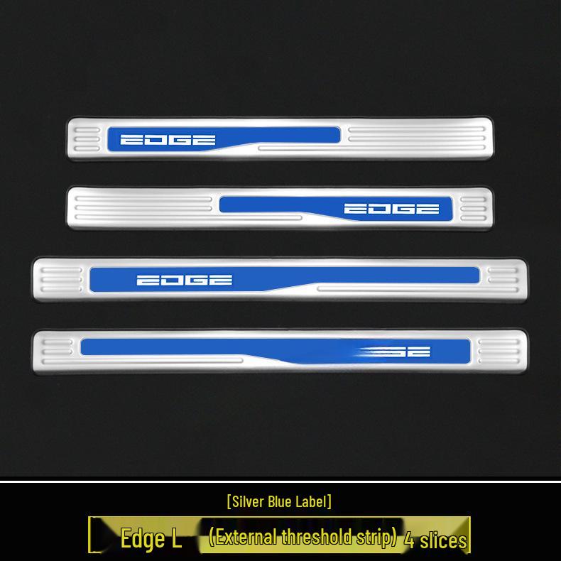 2023-2025 Ford Edge L: Door Sill Strips, Welcome Pedals, Stainless Steel Trunk Protector, Decorative Stickers