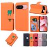Магнитный кожаный чехол-книжка для Google Pixel 3A 4A 5A 6 6A 7 7A 8 8A 9 9A Pro XL 5G, противоударный чехол для телефона с мультяшным дизайном