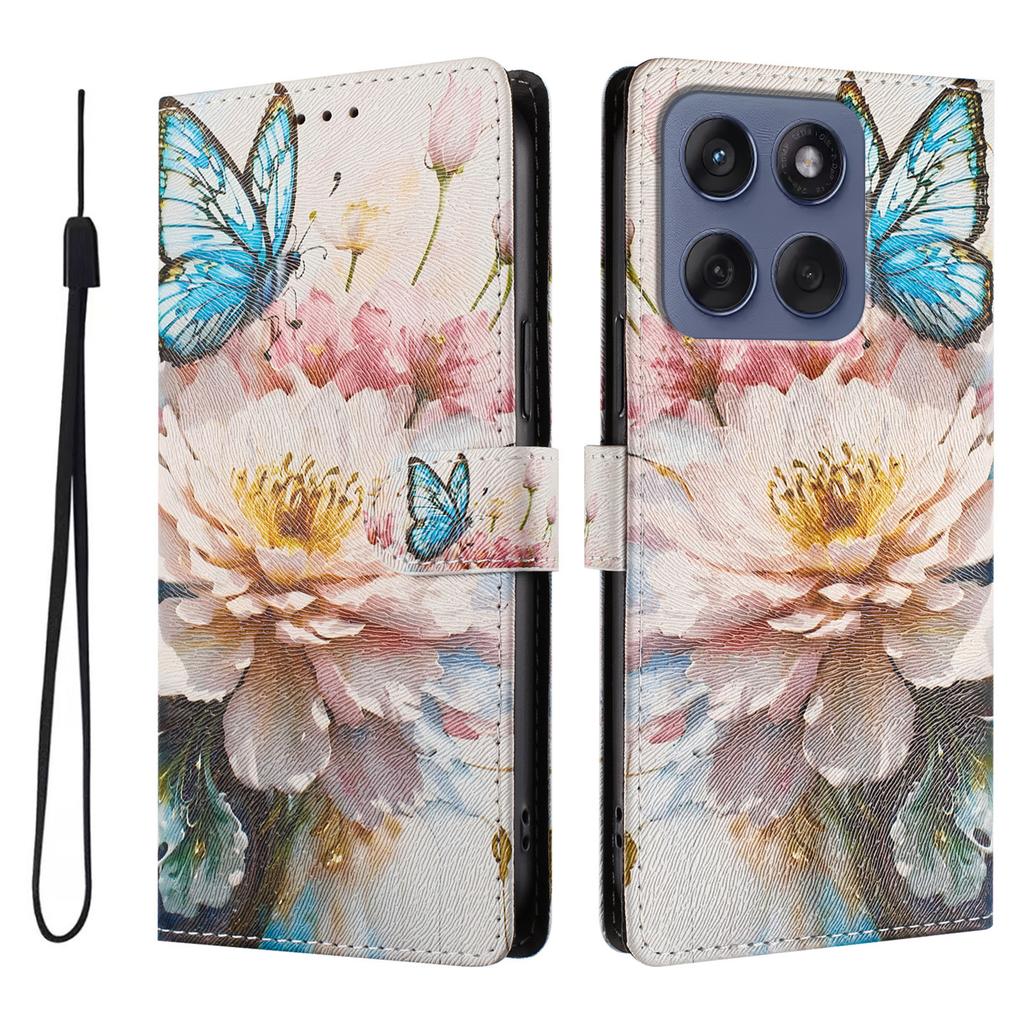 Cartoon Magnetic Leather Wallet Case for Moto Edge 5G UW 2026 30 40 50 60 70 Neo X30 Pro 2026 G Play 2026 Ultra Fusion Cover
