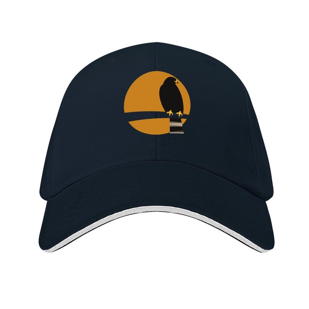Zonetailed Hawk Buteo albonotatus Texas Threatened Bird Baseball Cap hard hat Beach Outing cute Female Mens