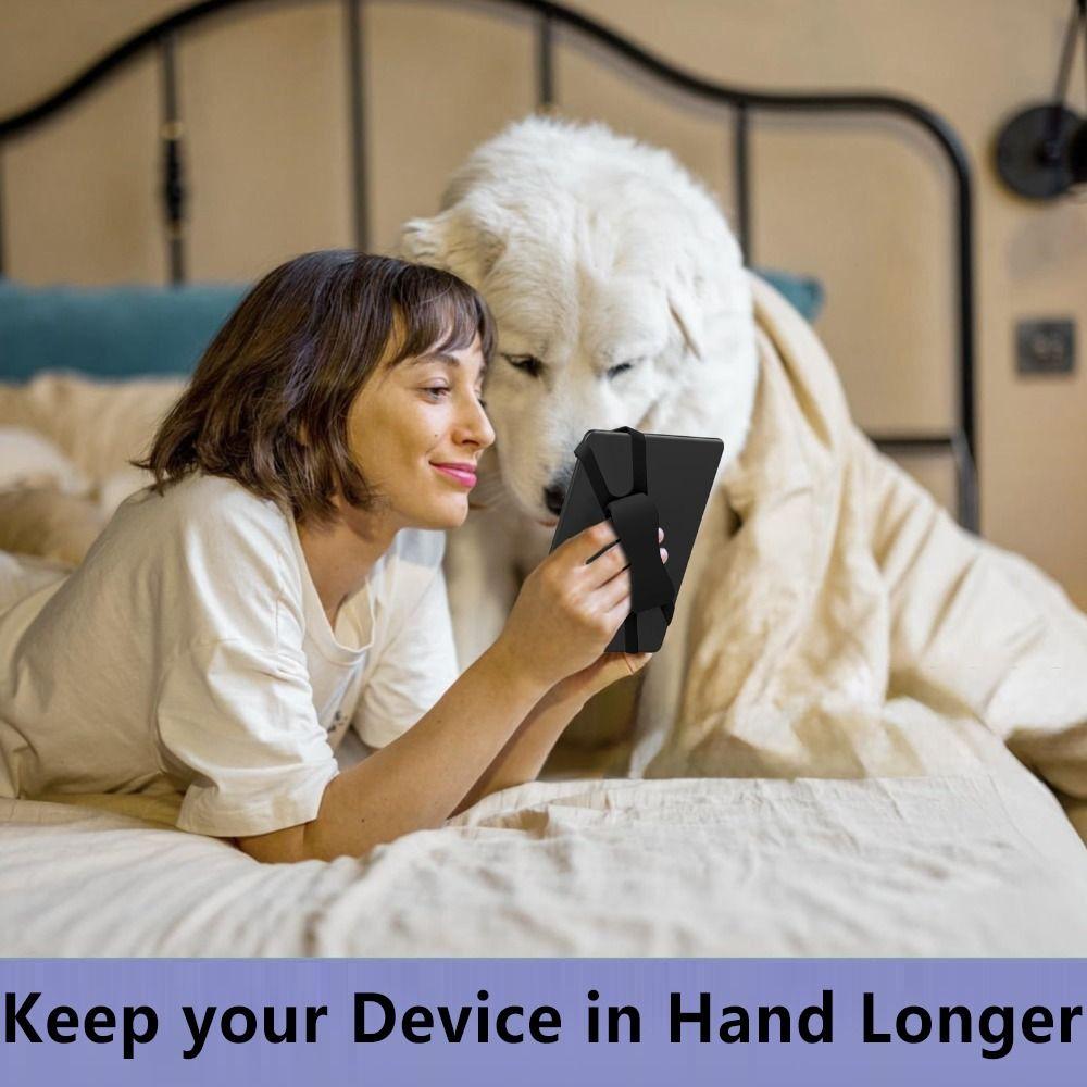 Silicone eReader Holder 6/7/8/10 inch Phone Fixed Belt for Kindle/Kobo/Boox/Lenovo Handheld Reading