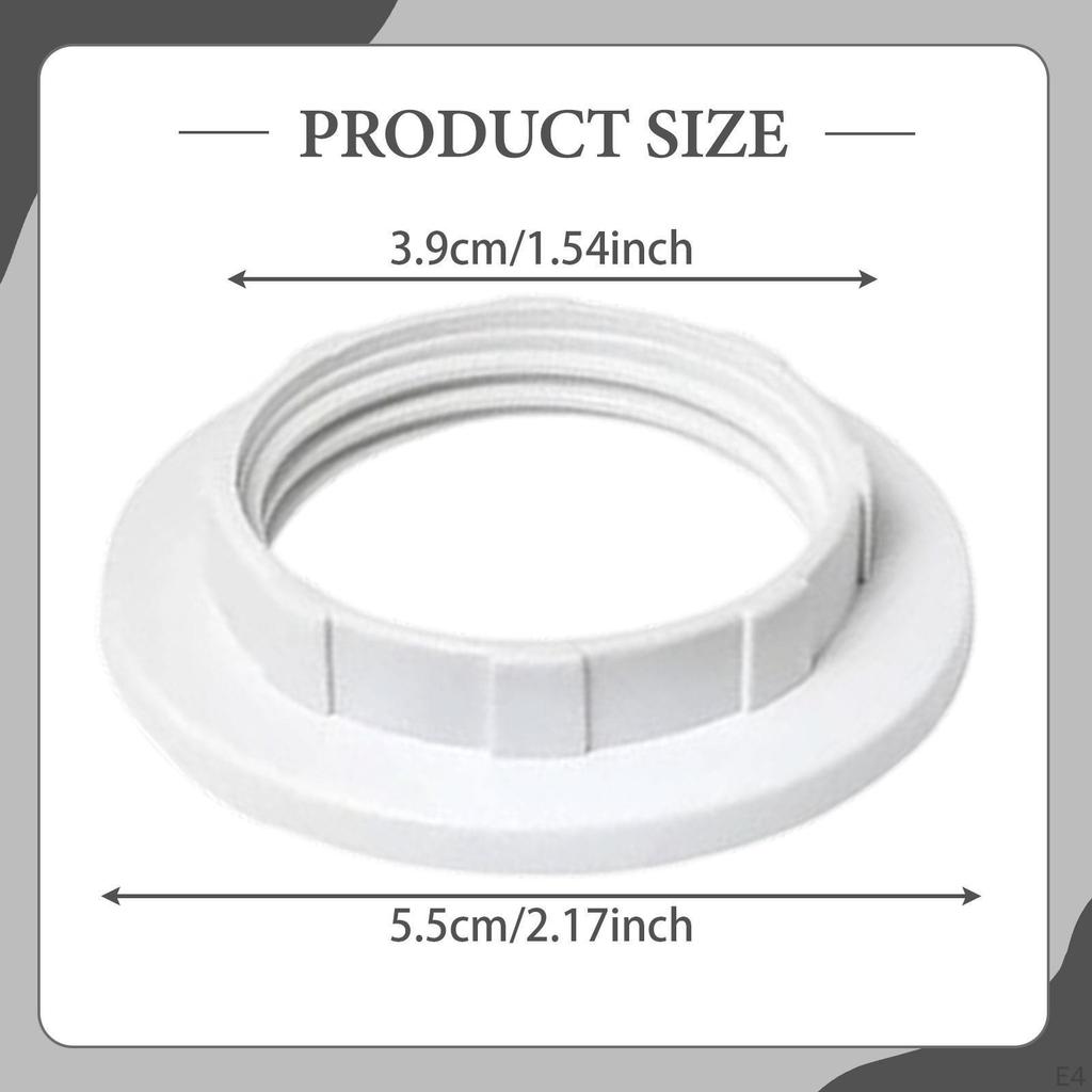 Набор из 6 патронов для лампы E26 E27 с держателями для абажура для замены настольной лампы