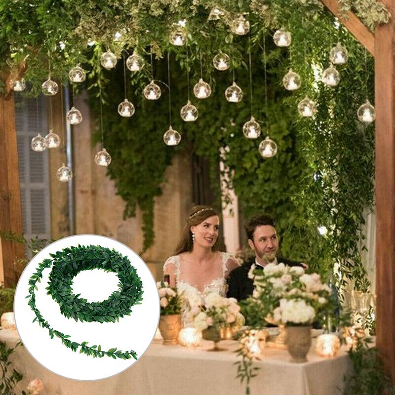 7,5 м искусственная гирлянда листва зеленые листья имитация виноградной лозы свадебный рождественский декор