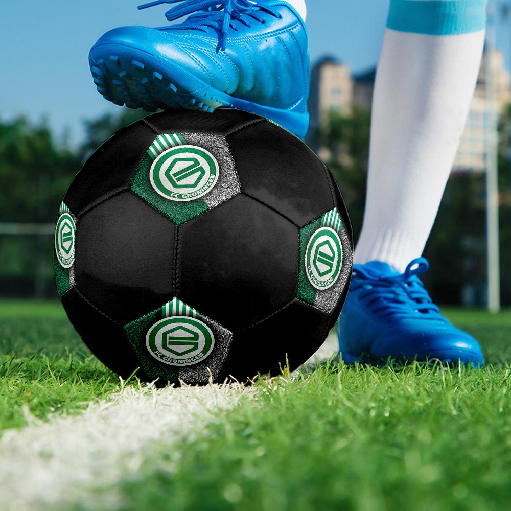 Groningen FC Soccer Ball, colorful, suitable for all ages, machine-stitched, PVC material, competition grade, durable and high bounce