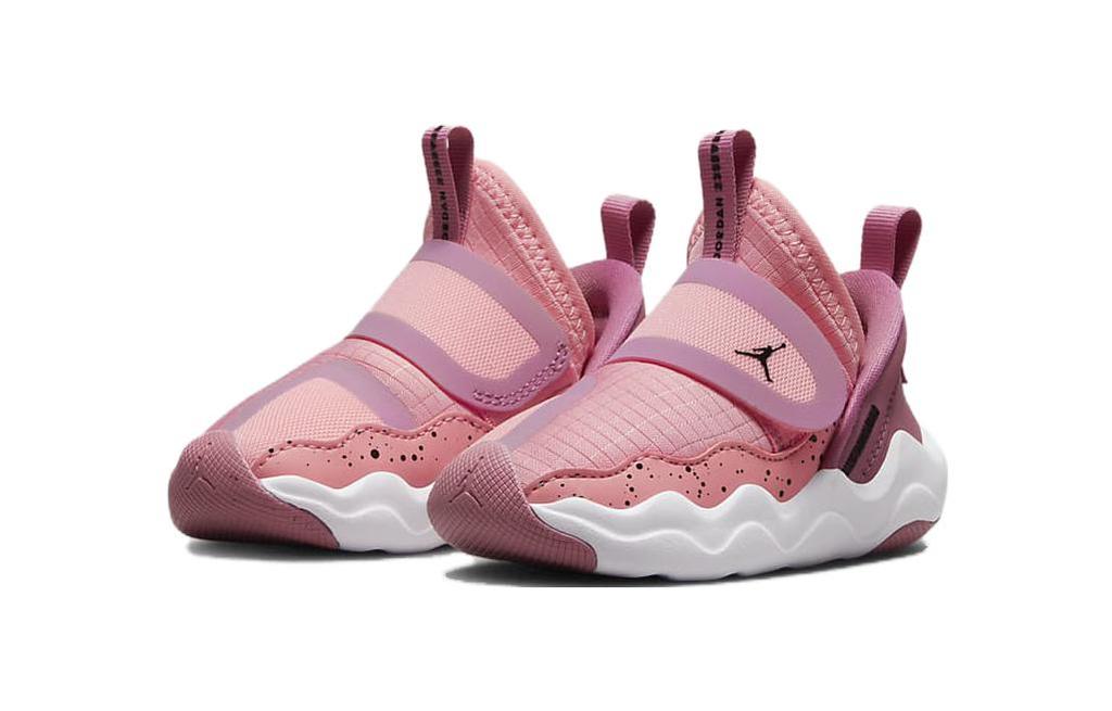 Jordan 23/7 Pink Coral TD Slip Resistant Anti Kick Slip Resistant Anti Kick Low top Toddler Shoes Pink White DQ9294-616