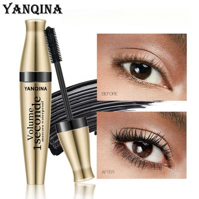 YANQINA Golden Tube Mascara Водостойкая, длинная и не растекающаяся 3D-тушь «три в одном» с силиконовой головкой