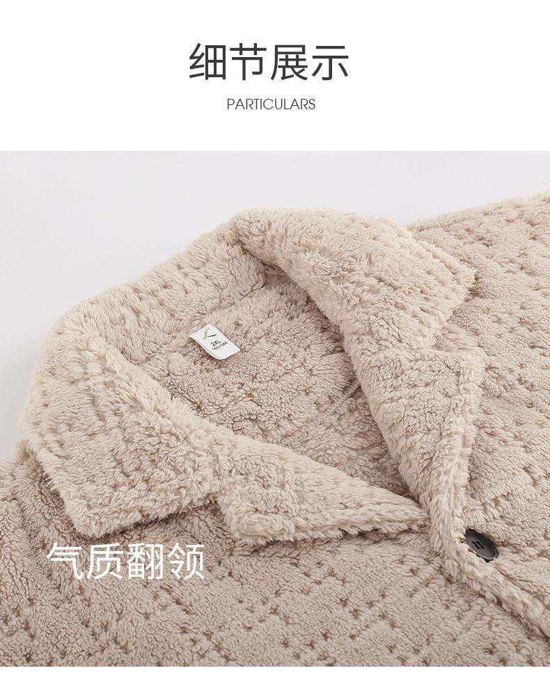 Коралловый бархатный пижамный комплект Xuan Liang для мужчин на осень и зиму, толстый и теплый, фланелевая зимняя версия, большой набор для дома