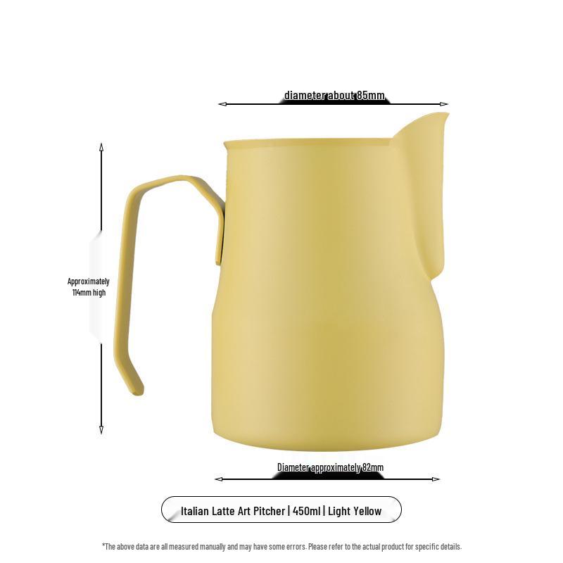 Кувшин для латте из нержавеющей стали: Питчер для взбивания молока для латте-арта