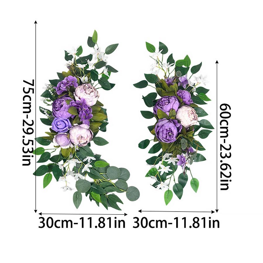 Floral Wedding Arch & Welcome Sign Decoration Set