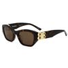BALENCIAGA Asian BB0311SK-002 Sunglasses, Fit, Unisex, Men's, Women's
