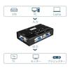KVM VGA Switch 4 Ports KVM VGA Switch 4 Input PC Switch PC Switch for Keyboard and Mouse USB2.0 MT-VIKI