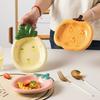 Ceramic Fruit Plate Cute Meal Plate Multi-Function Dessert Plate  Vegetable
