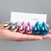 Extra Large 3pair Acrylic Chunky Waterdrop Earring Dupes for Women Metallic Color Teardrop Y2K Earring Hoops Jewelry Lightweight