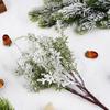 Искусственный Имитация Снега Мороз Сосновая Ветка Сделай Сам Рождественская Елка Праздничное Украшение Домашние Рождественские Декорации Принадлежности Подарочные Принадлежности