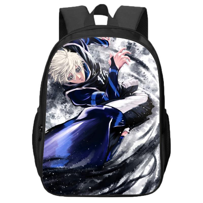 Blue Prison Double Layered Boys and Girls Backpack for Primary and Secondary School Students