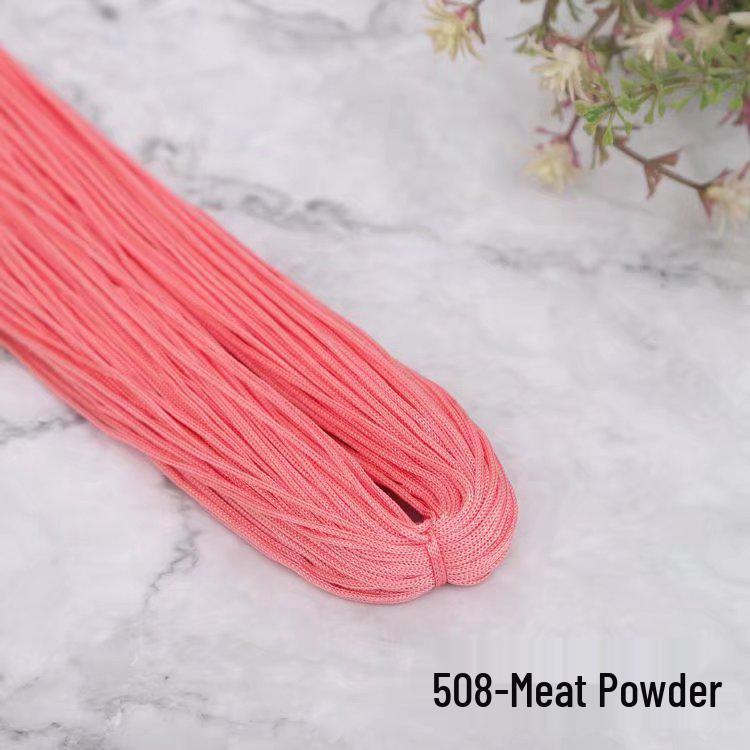 1mm Fine Ice Silk Crochet & Knitting Thread – Ideal for DIY Bags, Sandals, or Summer Hats