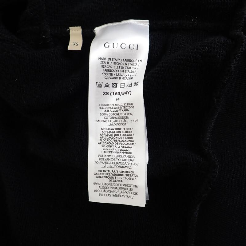 GUCCI  769546_XJF2X_1000 XS Parker black cotton mens